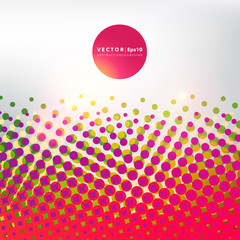 Wall Mural - Abstract vector dotted background. Colorful halftone effect background. Vector illustration. Eps10.