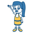 © Jemastock - Cute school girl cartoon icon vector illustration graphic design