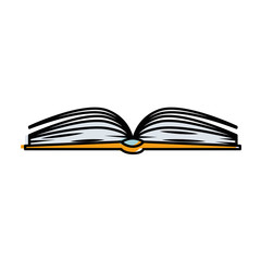 text book isolated icon