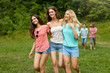 © puhhha - Happy Friends Having Fun On Picnic In Nature
