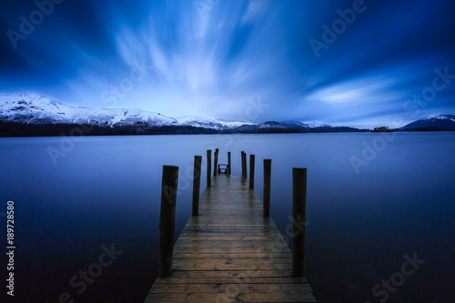 Fotografie, Tablou  Long exposure of Ashness Jetty on Derwentwater, The Lake District, Cumbria, Engl