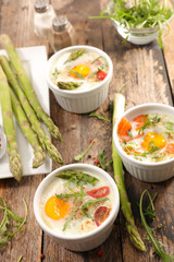 Poster - assorted baked egg and vegetable