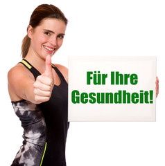 Sticker - Für Ihre Gesundheit