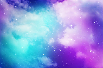 Wall Mural - night sky with stars.
