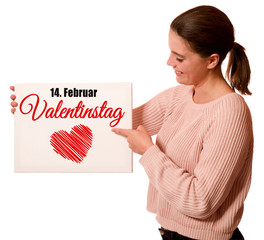 Wall Mural - 14. Februar Valentinstag