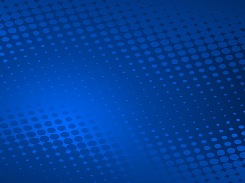 Abstract Dark Blue Dot Pattern Healthcare Communication Design Background Template that could be used for various other businesses. Plenty of space for text.