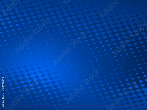 Fotografie, Obraz Abstract Dark Blue Dot Pattern Healthcare Communication Design Background Template that could be used for various other businesses