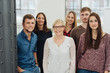 © contrastwerkstatt - Group portrait of co-workers in office