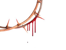 Easter. Thorns With Blood.
