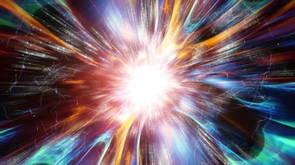 Wall Mural - space 2064: traveling through a wormhole in deep space (loop).