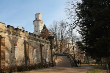 Castle Hluboka nad Vltavou, one of the most beautiful castles of the Czech Republic.