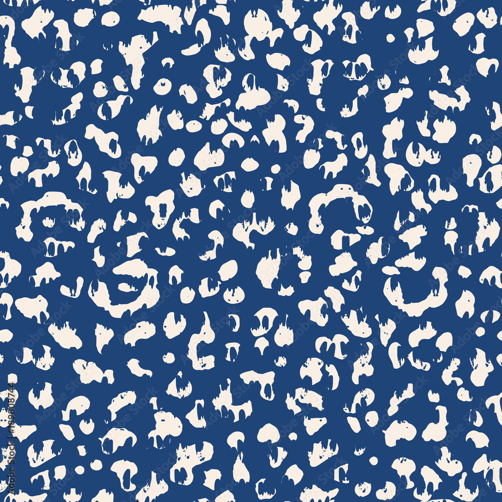 Papel de parede Leopard vector seamless pattern.