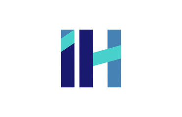 Sticker - IH Ribbon Letter Logo 