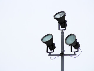 Wall Mural - street light against the grey sky