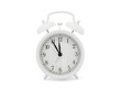 © Jakub Krechowicz - White old style alarm clock with clipping path