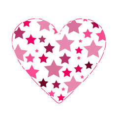 Wall Mural - background from hearts. st. valentine's day.