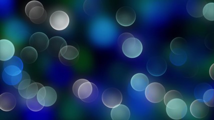 Wall Mural - blue bokeh background created by neon lights.