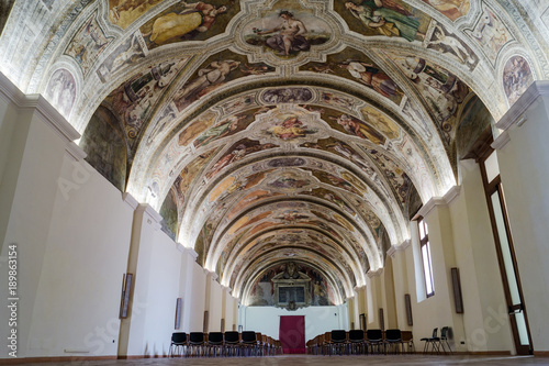 Sala Sisto V, in the monumental complex of San Lorenzo Maggiore of Napoli, Italy Poster