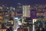 Fototapeta Miasto - 地方都市の夜景（福岡県北九州市）