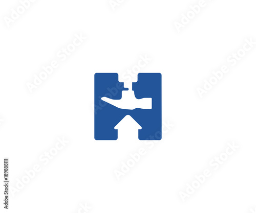 Letter H And Construction Logo Template Hammer And House Vector Design Renovation Illustration Buy This Stock Vector And Explore Similar Vectors At Adobe Stock Adobe Stock