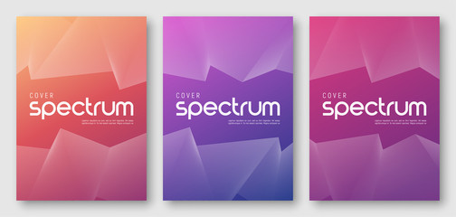 Wall Mural - minimalist abstract gradient cover designs