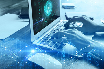 Aufkleber - Future, innovation and forex concept