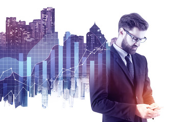 Poster - Device, technology and stock concept