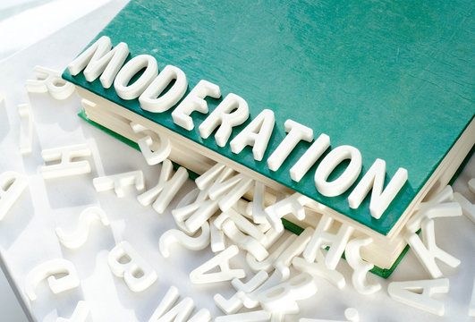 Scene Symbol of Moderation, Book and Letters On The Table