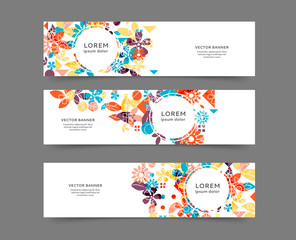 Wall Mural - Web banner templates