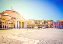 Piazza Del Plebiscito, Naples Italy