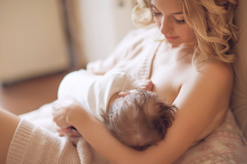 Mother Feeding a baby 