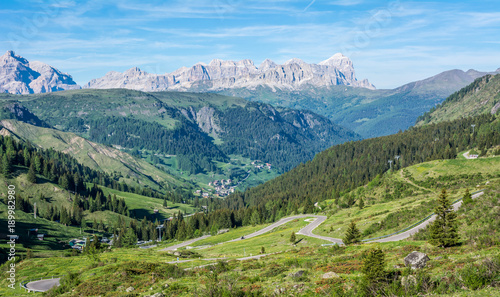 mountain landscape in summer