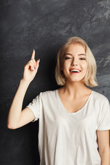 Wall Mural - Young woman having an idea