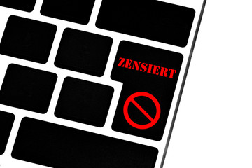 Poster - Zensur im Internet