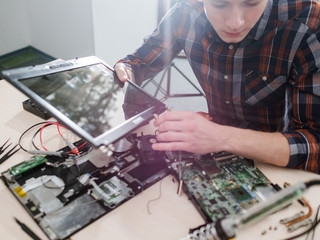 university computer engineer education. Academic knowledge. Skills training