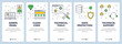 Vector modern thin line admin panel concept web banner set