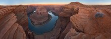 Horseshoe Band, Scenic Panorama. Grand Canyon At Arizona On Colorado River, USA