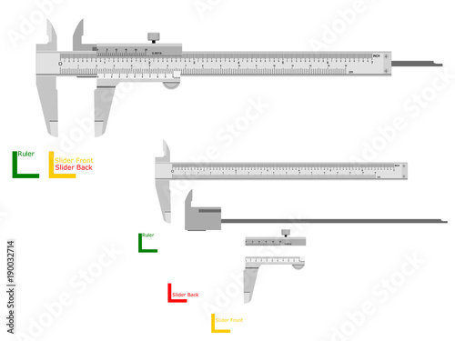 vernier caliper components