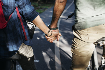 Wall Mural - Couple spending time together