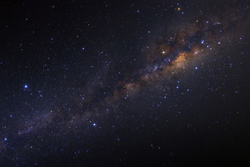 Wall Mural - clearly milky way galaxy with stars and space dust in the universe