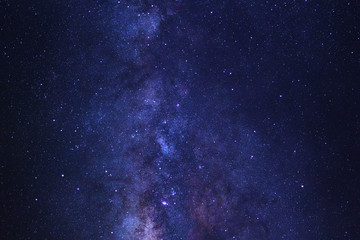 Wall Mural - starry night sky and milky way galaxy with stars and space dust in the universe