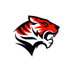 Wall Mural - tigers logo design vector