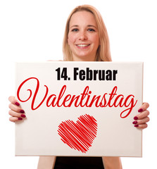 Wall Mural - 14. Februar Valentinstag