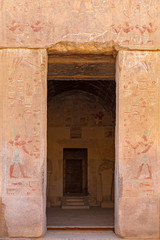 Wall Mural - Architecture of the Mortuary Temple of Queen Hatshepsut in Egypt