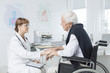 © Photographee.eu - Doctor comforting patient