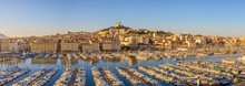 Marseille Harbour Port Panorama City Skyline, Marseille, France