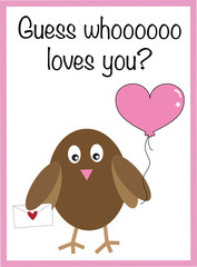 Canvas Print - Guess Who Loves You Valentine