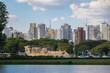 © diegograndi - Bandeiras Monument, Ibirapuera Park and city skyline - Sao Paulo, Brazil