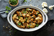 Roasted cauliflower with pine nuts and parsley