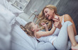© Vasyl - Mom and daughter at home